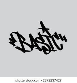 graffiti vector tagging letter word text street art mural hand draw