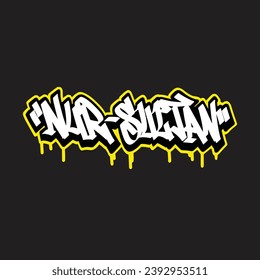 graffiti vectorial etiquetando letra palabra texto arte callejero dibujar mano mural