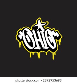 graffiti vectorial etiquetando letra palabra texto arte callejero dibujar mano mural
