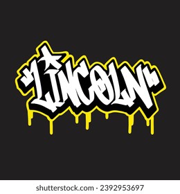 graffiti vectorial etiquetando letra palabra texto arte callejero dibujar mano mural