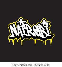 graffiti vector tagging letter word text street art mural hand draw
