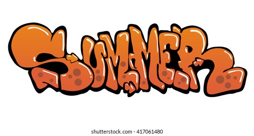 graffiti word summer