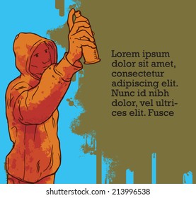 graffiti with your text