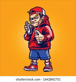 graffity maker character design illustration