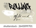 graffity sakate sloganTee, Skater art tees, real skateboarder,t shirt graphics print vector illustration design, Skate board lettering, Urban typography hipster street art for graphic tees.eps8