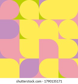 Grafic pattern with abstract geometric shapes. Colorful pattern for banners, wallpaper, covers, cards in minimalistic style. Vector illustration

