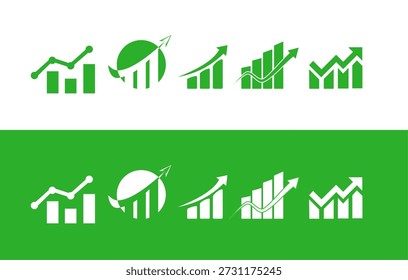 grafik up, trend up, stonk vector icon logo