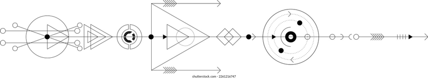 Festlegen der geometrischen Elemente für Vektorgrafik - Entwurfslinie