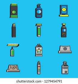 Grafiti Objects Icons Vector Pack