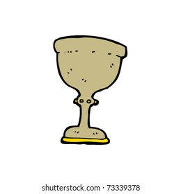 caricatura de la copa de grano
