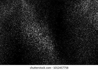 Grain abstract  texture isolated on black background. Noise design element. Distress overlay textured. Vector illustration,eps 10.