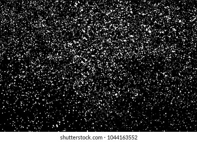 Grain abstract  texture isolated on black background. Noise design element. Distress overlay textured. Vector illustration,eps 10.