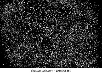 Grain abstract  texture isolated on black background. Noise design element. Distress overlay textured. Vector illustration,eps 10.