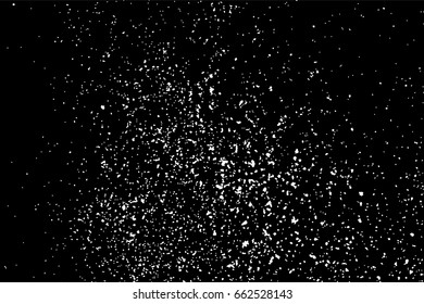 Grain abstract  texture isolated on black background. Noise design element. Distress overlay textured. Vector illustration,eps 10.