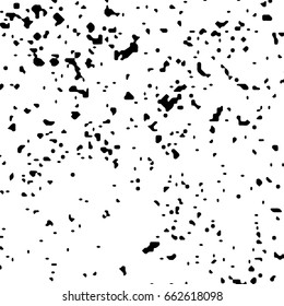 Grain abstract  texture isolated on white  background. Noise design element. Distress overlay textured. Vector illustration,eps 10.