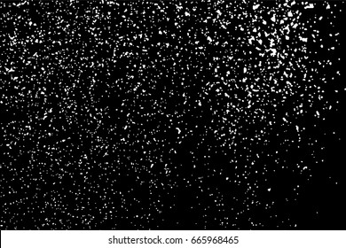 Grain abstract  texture isolated on black background. Noise design element. Distress overlay textured. Vector illustration,eps 10.