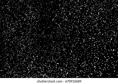 Grain abstract  texture isolated on black background. Noise design element. Distress overlay textured. Vector illustration,eps 10.
