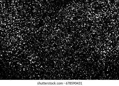 Grain abstract  texture isolated on black background. Noise design element. Distress overlay textured. Vector illustration,eps 10.