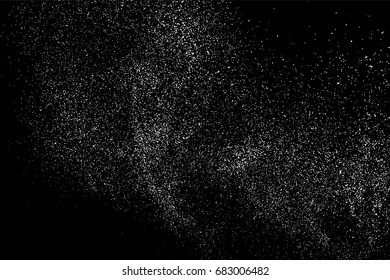 Grain abstract  texture isolated on black background. Noise design element. Distress overlay textured. Vector illustration,eps 10.