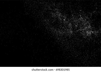 Grain abstract  texture isolated on black background. Noise design element. Distress overlay textured. Vector illustration,eps 10.