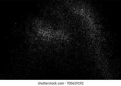 Grain abstract  texture isolated on black background. Noise design element. Distress overlay textured. Vector illustration,eps 10.