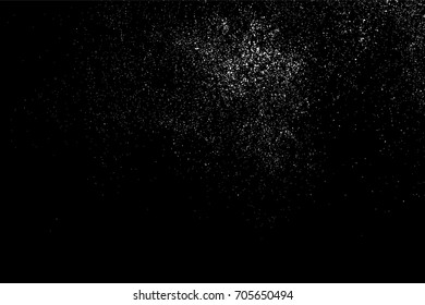 Grain abstract  texture isolated on black background. Noise design element. Distress overlay textured. Vector illustration,eps 10.