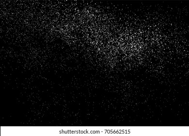 Grain abstract  texture isolated on black background. Noise design element. Distress overlay textured. Vector illustration,eps 10.