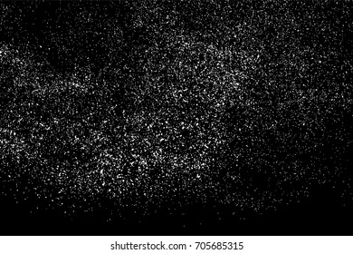 Grain abstract  texture isolated on black background. Noise design element. Distress overlay textured. Vector illustration,eps 10.