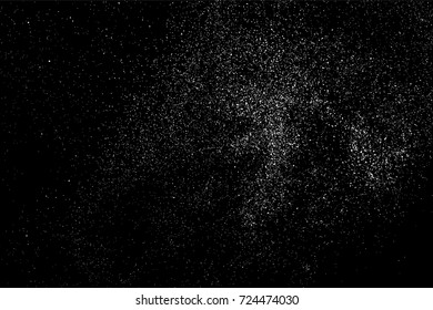 Grain abstract  texture isolated on black background. Noise design element. Distress overlay textured. Vector illustration,eps 10.