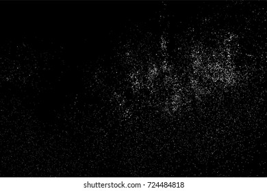 Grain abstract  texture isolated on black background. Noise design element. Distress overlay textured. Vector illustration,eps 10.