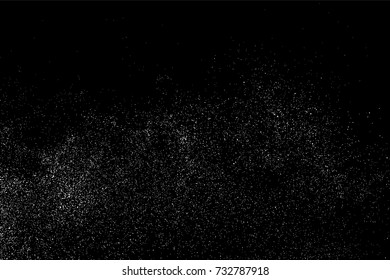 Grain abstract  texture isolated on black background. Noise design element. Distress overlay textured. Vector illustration,eps 10.