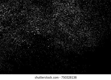 Grain abstract  texture isolated on black background. Noise design element. Distress overlay textured. Vector illustration,eps 10.