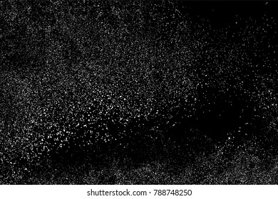 Grain abstract  texture isolated on black background. Noise design element. Distress overlay textured. Vector illustration,eps 10.