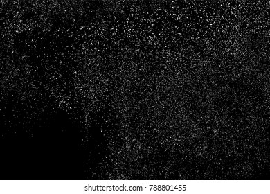Grain abstract  texture isolated on black background. Noise design element. Distress overlay textured. Vector illustration,eps 10.
