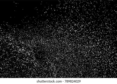 Grain abstract  texture isolated on black background. Noise design element. Distress overlay textured. Vector illustration,eps 10.