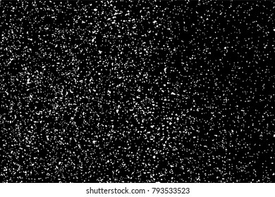 Grain abstract  texture isolated on black background. Noise design element. Distress overlay textured. Vector illustration,eps 10.