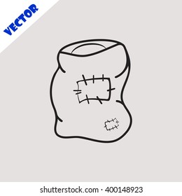 Grain bag icon.