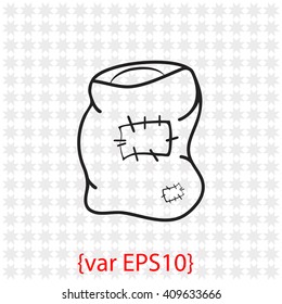 Grain bag icon.