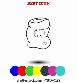 Grain bag icon. 