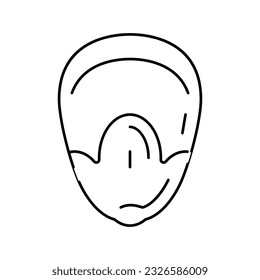 grain corn yellow line icon vector. grain corn yellow sign. isolated contour symbol black illustration