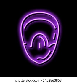 grain corn yellow neon light sign vector. grain corn yellow sign. isolated symbol illustration