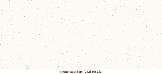 Grain craft paper seamless texture. Natural beige grunge surface design. Cream rice paper repeating wallpaper. Vintage ecru background with dots, particles, speckles, specks, flecks. Vector backdrop