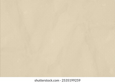 Grain craft paper texture. Vintage ecru background with dots, textile, mat background. Speckles, specks, flecks, particles. Cloth fabric rustic wallpaper. Grunge surface Vector