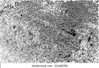 Grain Distress Texture . Dust Particles Vector Effect .