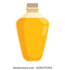 Grain extract oil icon cartoon vector. Rapeseed plant. Organic product