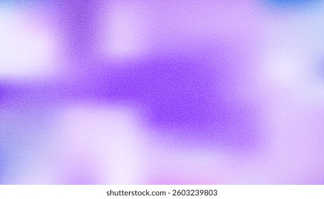 Grain gradient background with soft blurred effect, featuring purple and pink tones. Perfect for modern design, digital art, and branding. Stock vector illustration in grain gradient style.