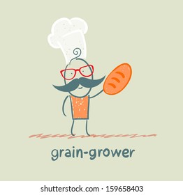 grain grower keeps bread
