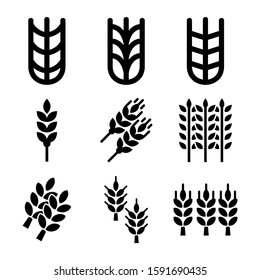 grain icon isolated sign symbol vector illustration - Collection of high quality black style vector icons
