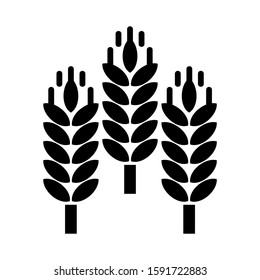 grain icon isolated sign symbol vector illustration - high quality black style vector icons
