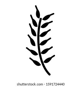 grain icon isolated sign symbol vector illustration - high quality black style vector icons
